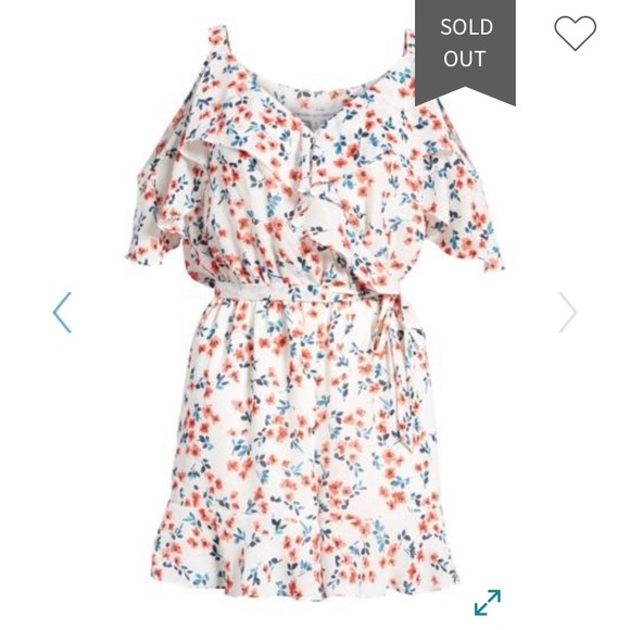 Cupcakes and cashmere romper floral cold shoulder - Picture 8 of 8